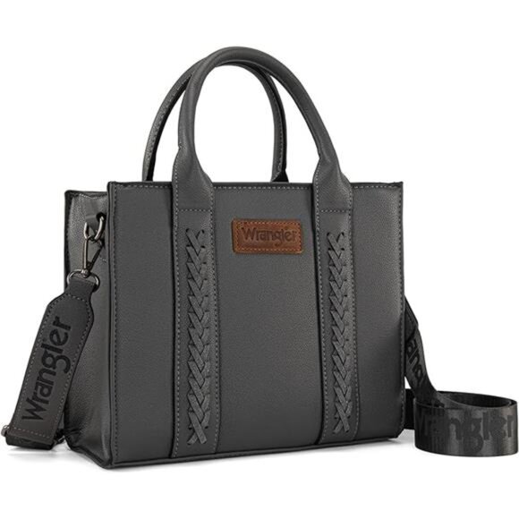 Wrangler Medium Tote Bag for Women Designer Satchel Handbags Top-handle Purses - Picture 7 of 7